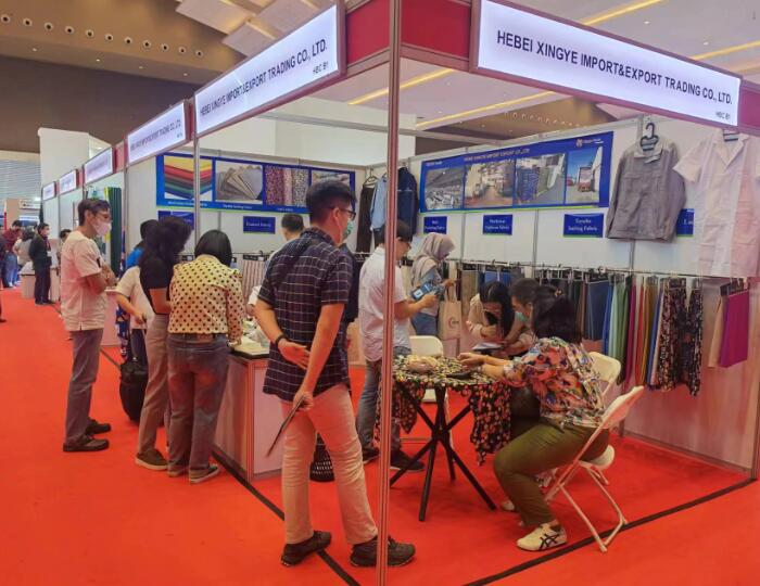 Xingye Fabric attended the INDO INTERTEX Fair in Jakarta Indonesia